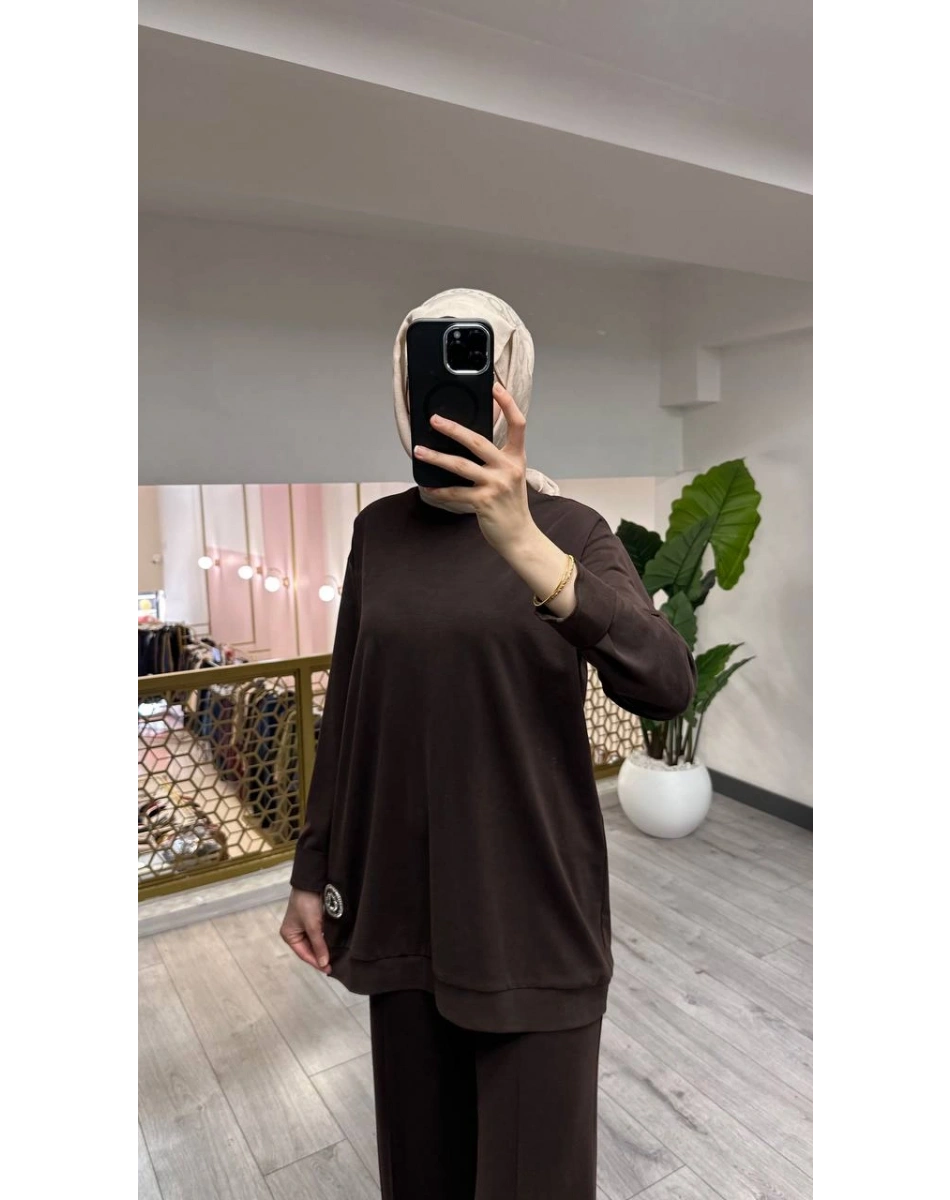 Ceremony 26Y163 Kahverengi İkili Takım