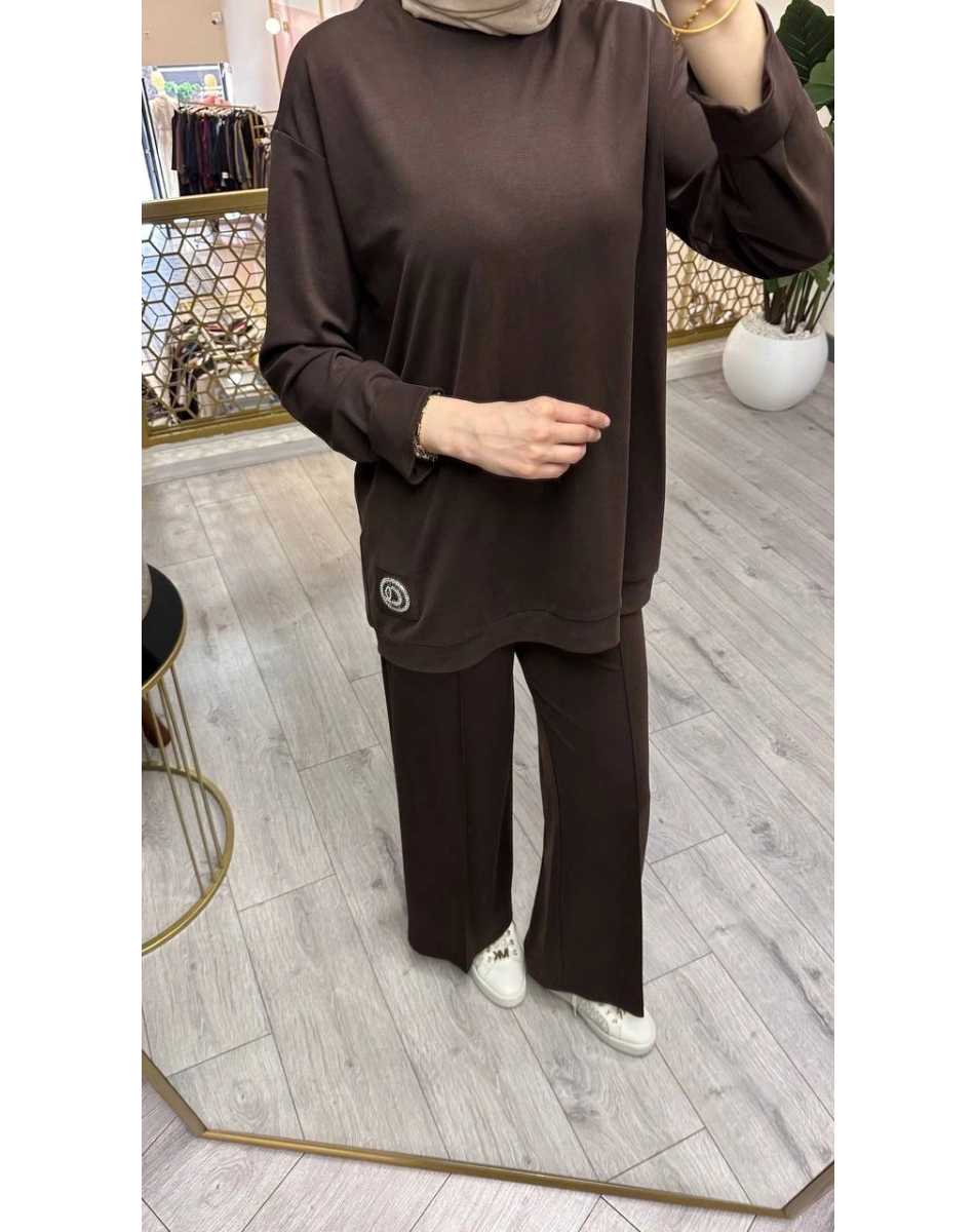 Ceremony 26Y163 Kahverengi İkili Takım