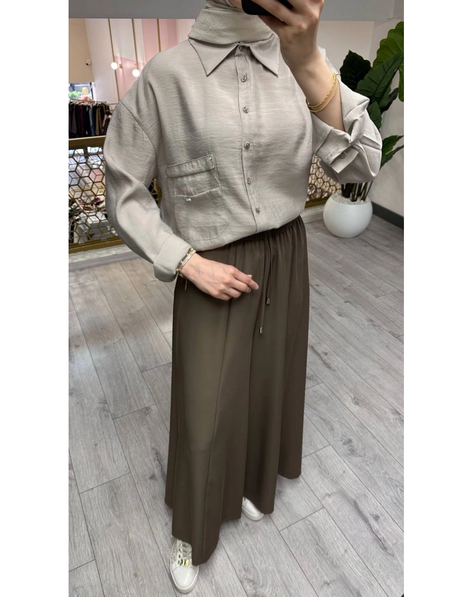 Ceremony 26Y196 Taş Cebi Taş Detaylı Gömlek