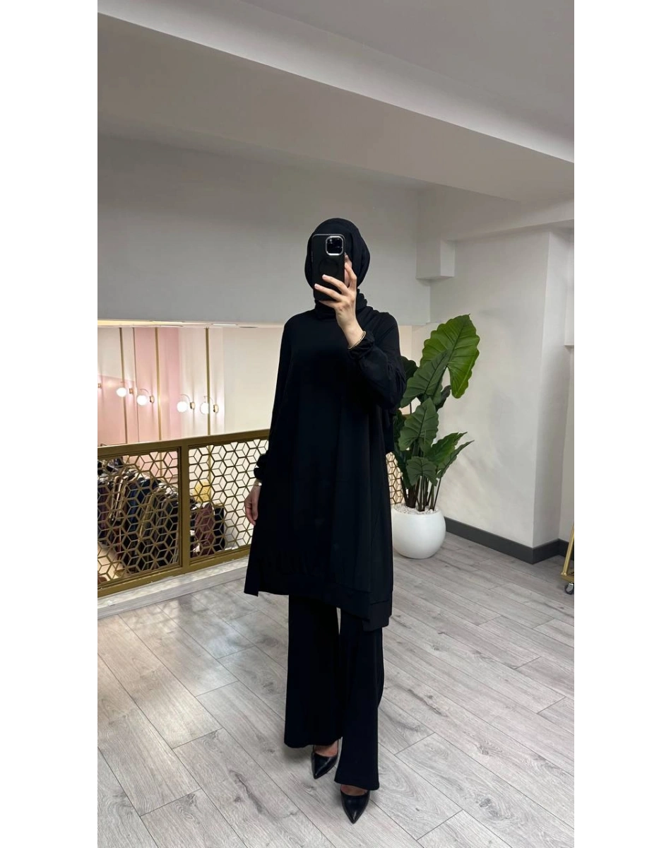 Misswhence 39030 Siyah Penye İkili Takım