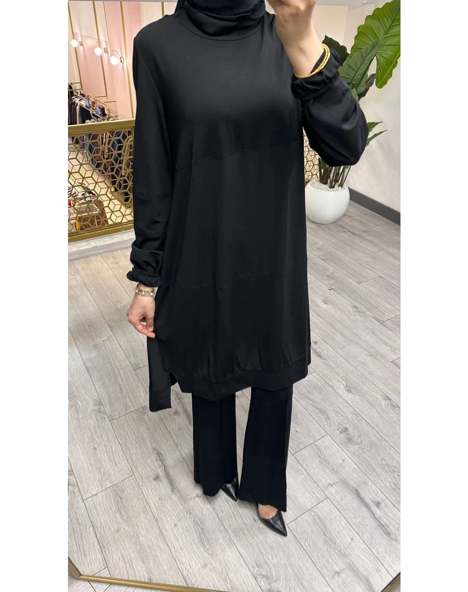 Misswhence 39030 Siyah Penye İkili Takım