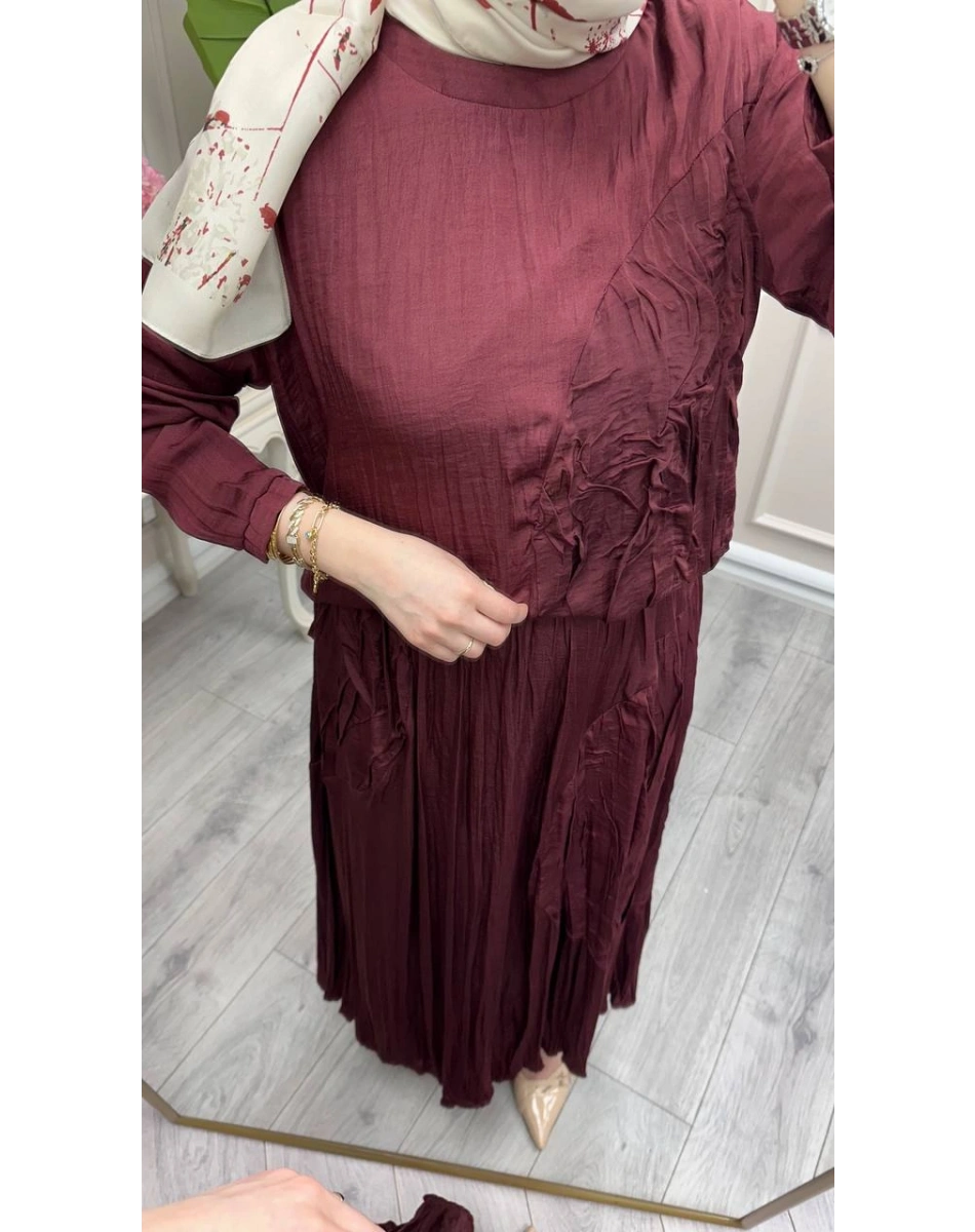 Ceremony 26Y911 Bordo Etekli Takım