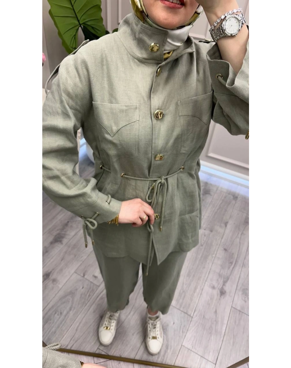 Venöve 26SSCEK0011 Yeşil Elvi Takım