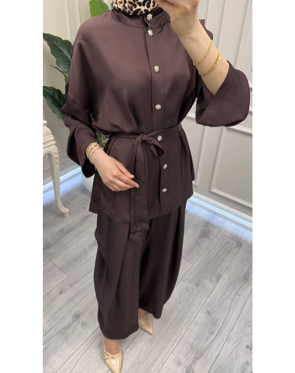 Ghisa 3610T9167 Kahve İkili Takım
