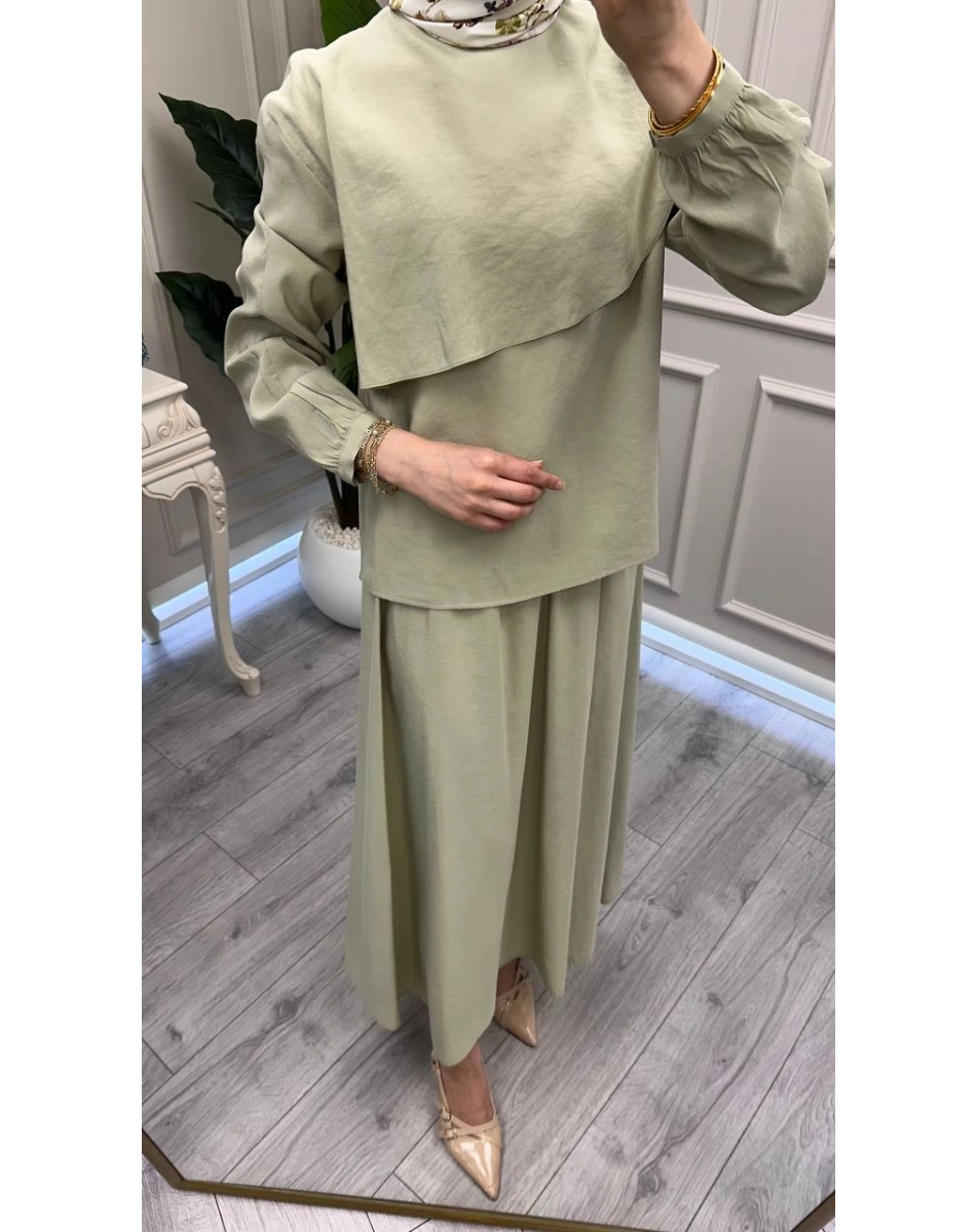 Nuss Triko 26Y1088 Gölge Etekli Takım