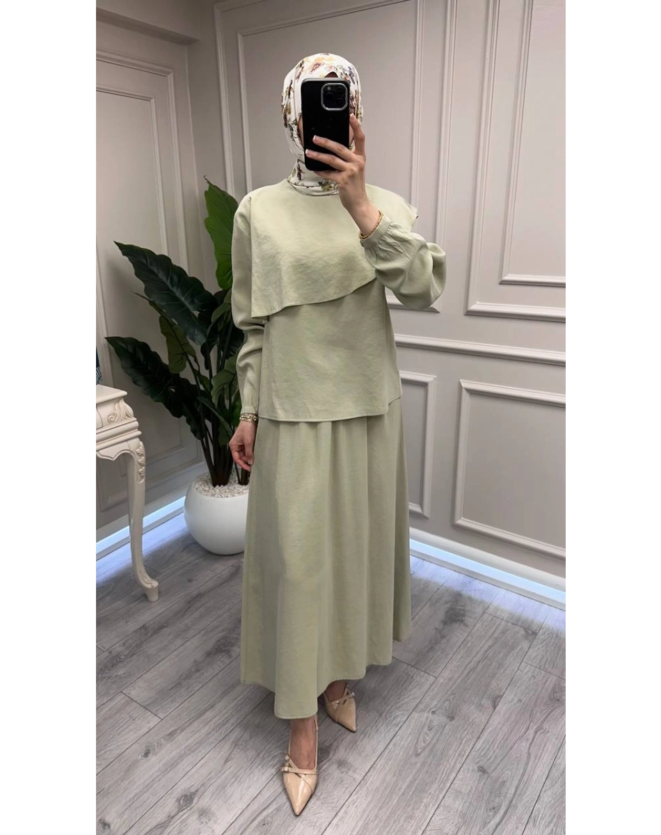 Nuss Triko 26Y1088 Gölge Etekli Takım