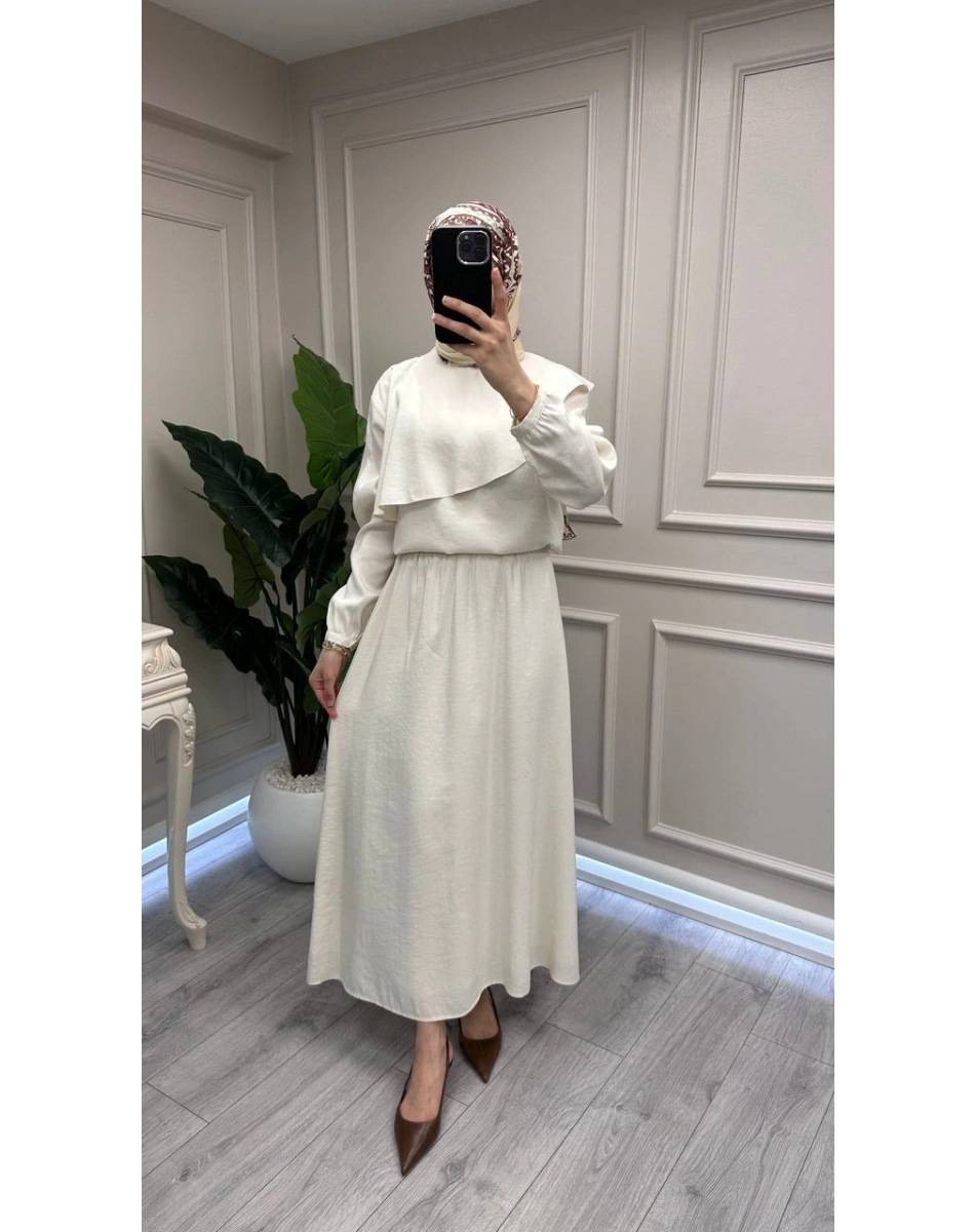 Nuss Triko 26Y1088 Krem Etekli Takım
