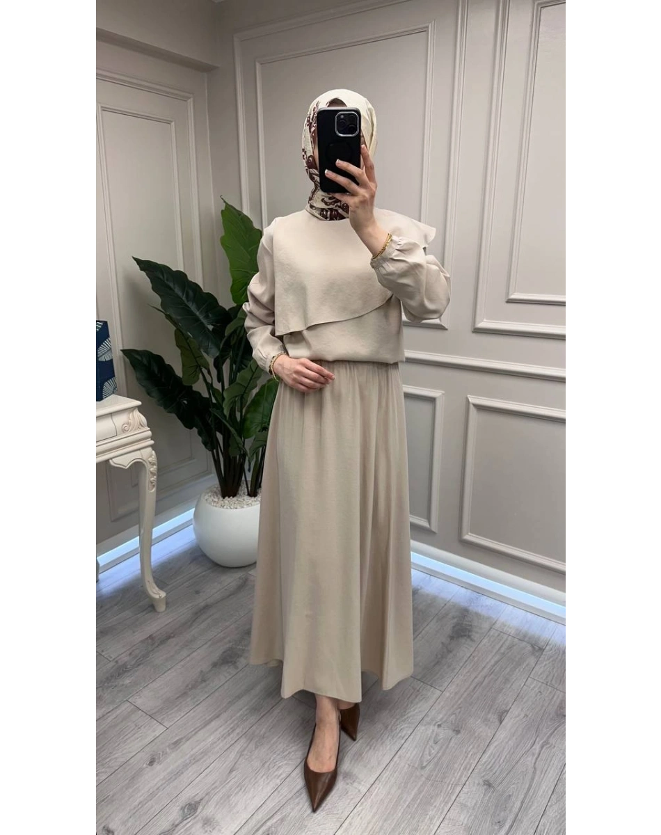 Nuss Triko 26Y1088 Kum Beji Etekli Takım