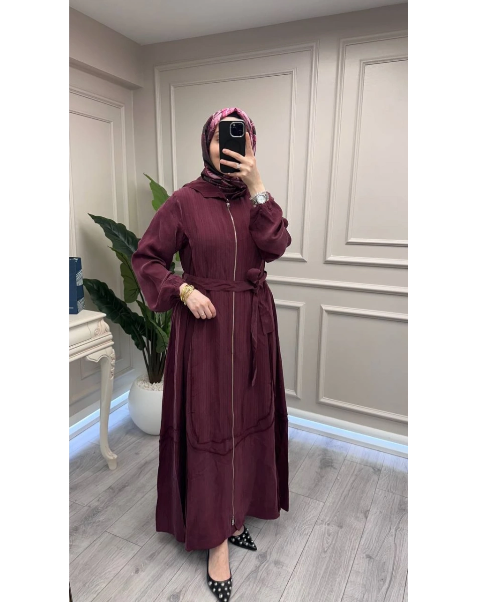 Misswhence 39510 Bordo İpek Kap