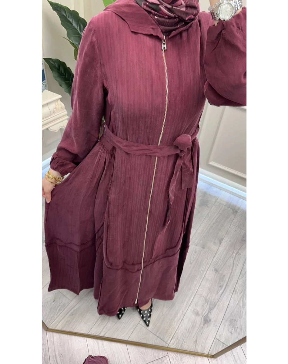 Misswhence 39510 Bordo İpek Kap