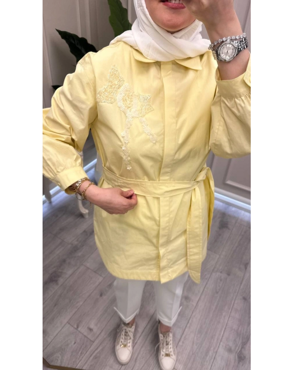 Venöve 26SSGOM0026 Sarı Lia Gömlek