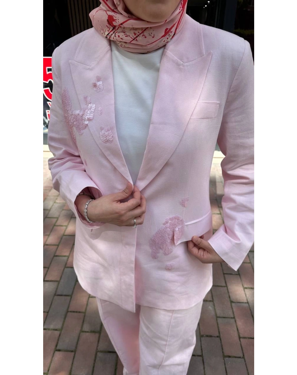 Venöve 26SSCEK0054 Pembe Eris Takım