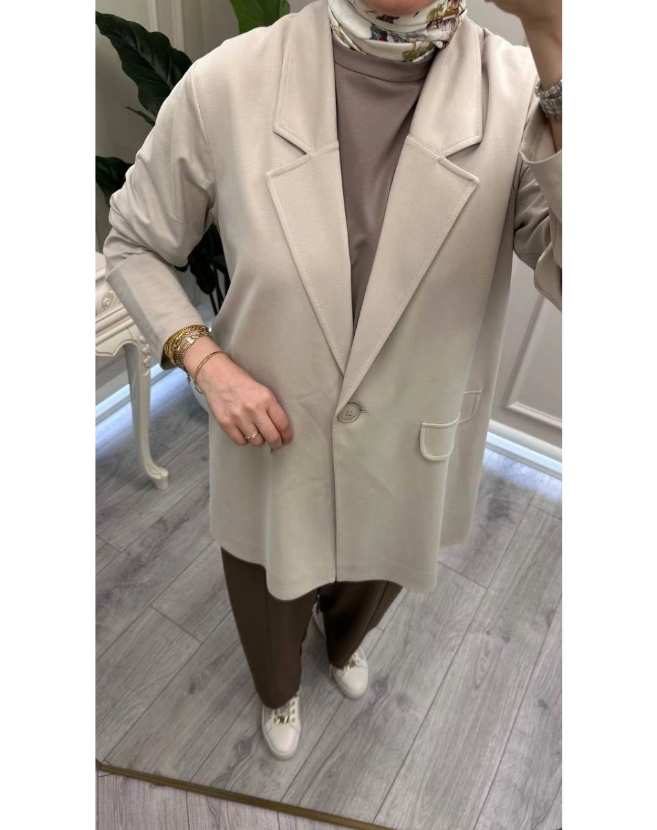 Ceremony 26Y878 Taş Tensel Lycell Blazer Ceket