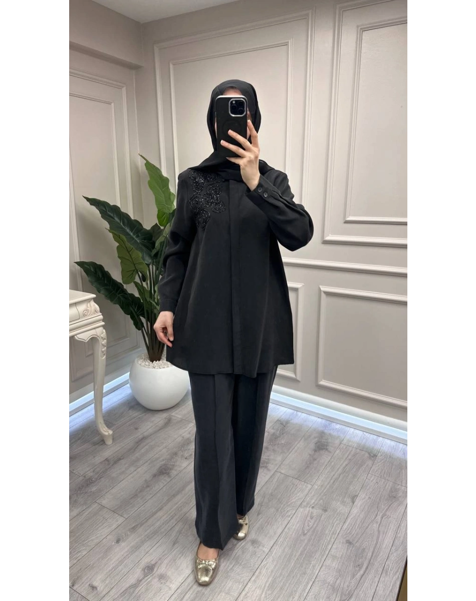 Nuss Triko 26Y1070 Siyah Takım