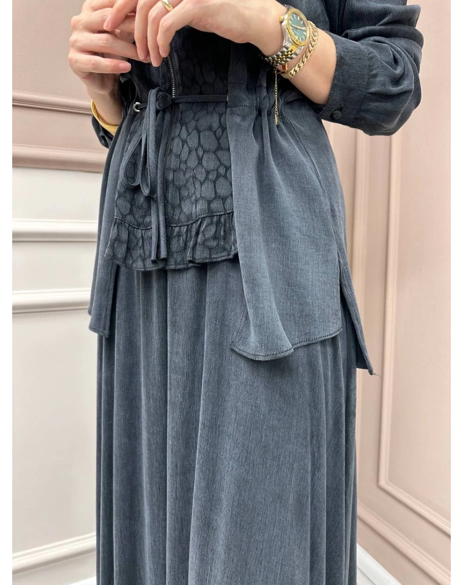 Almarwah Black 202758 Siyah Etekli Takım