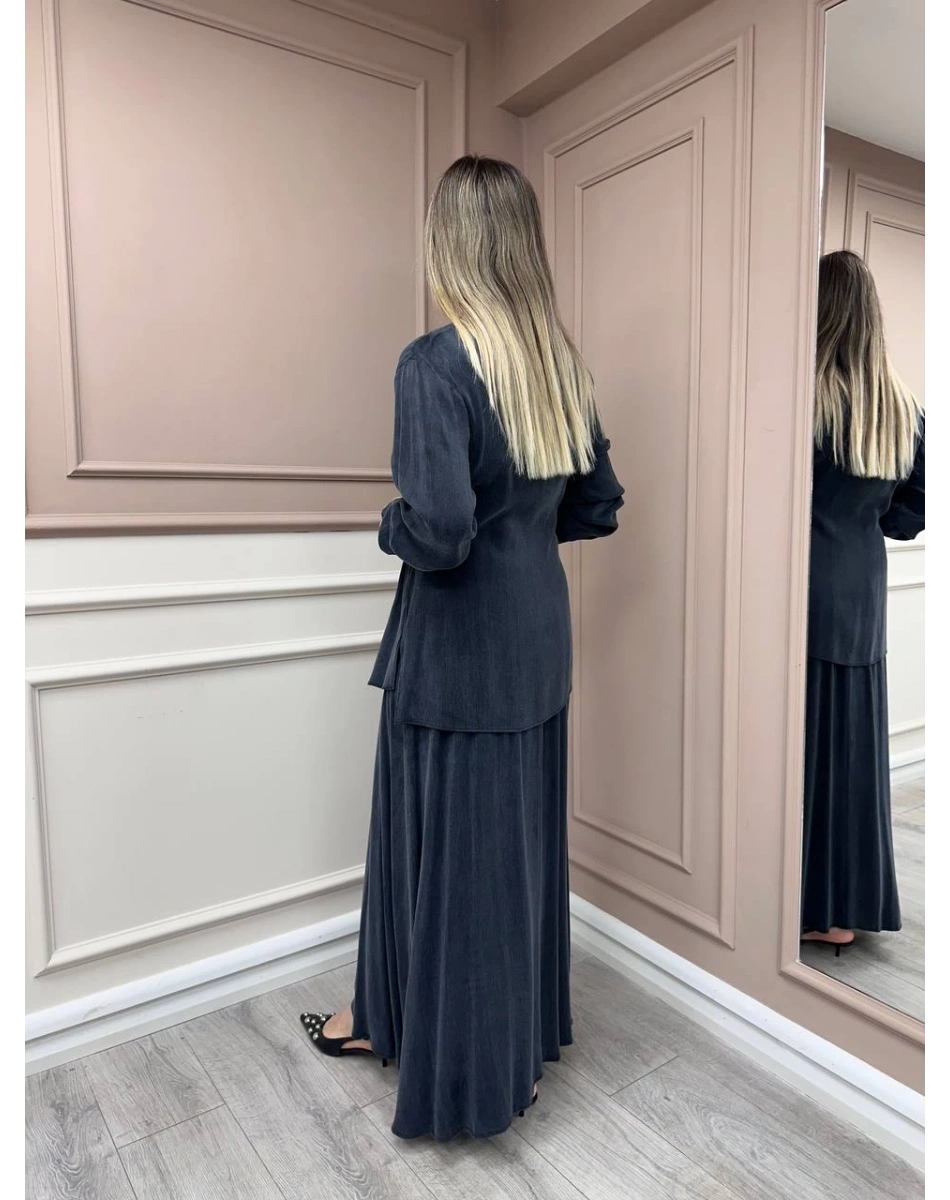 Almarwah Black 202758 Siyah Etekli Takım