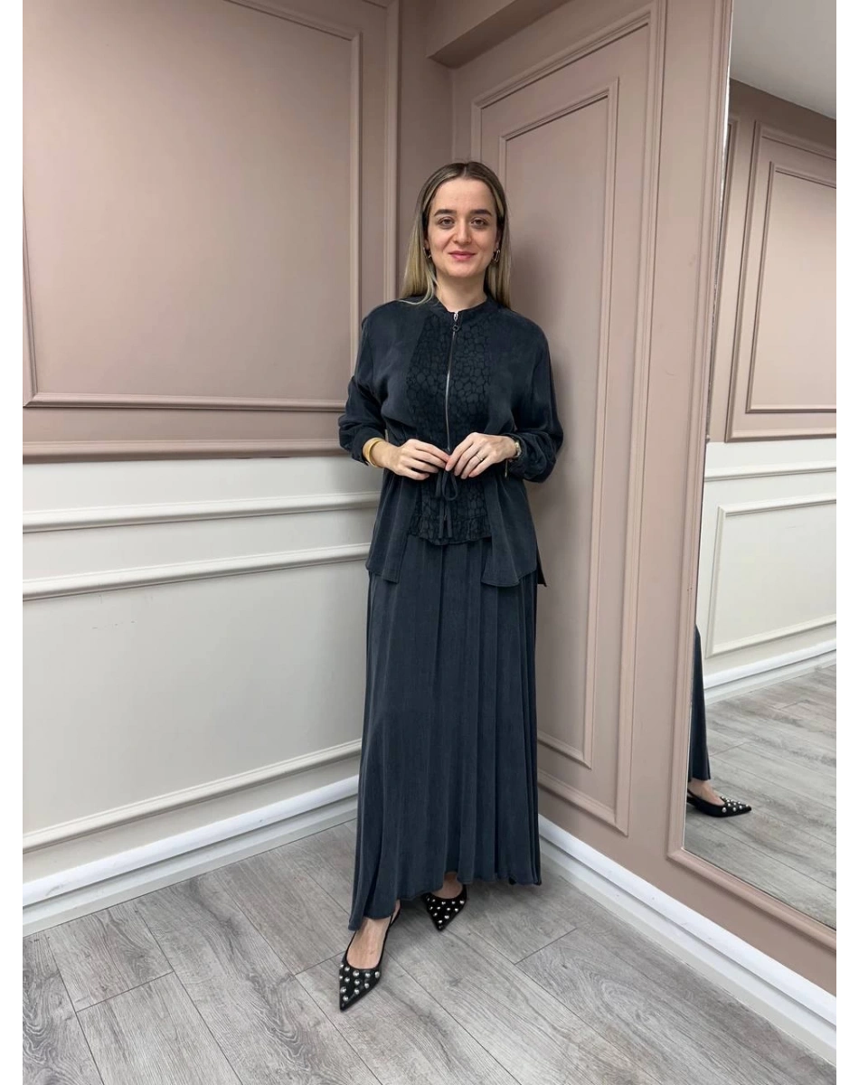 Almarwah Black 202758 Siyah Etekli Takım