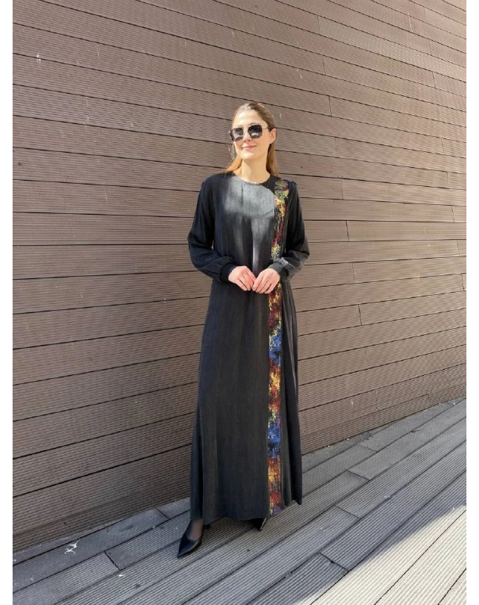 Almarwah Black 303807 Siyah Elbise