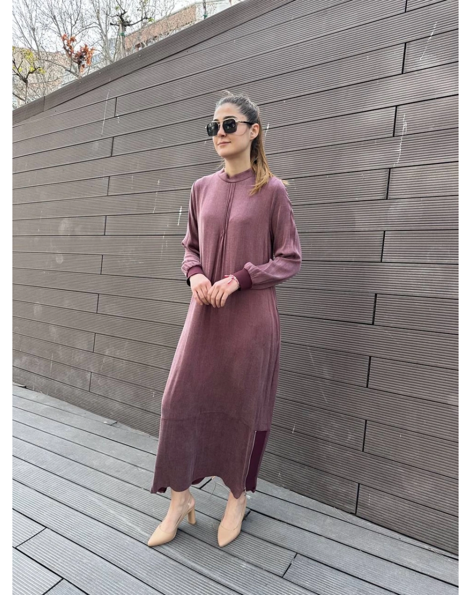 Almarwah Black 303809 Bordo Elbise