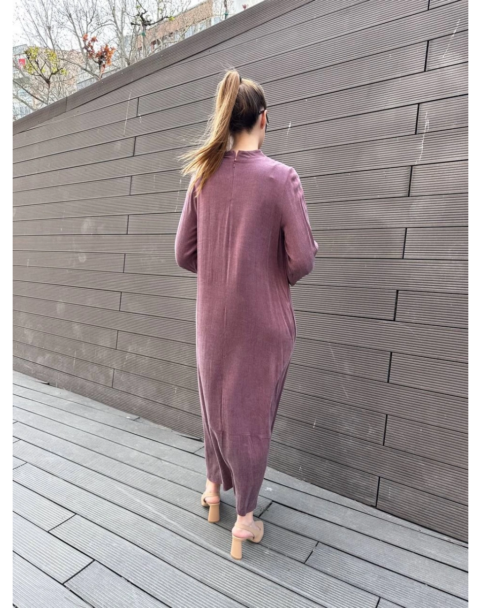 Almarwah Black 303809 Bordo Elbise