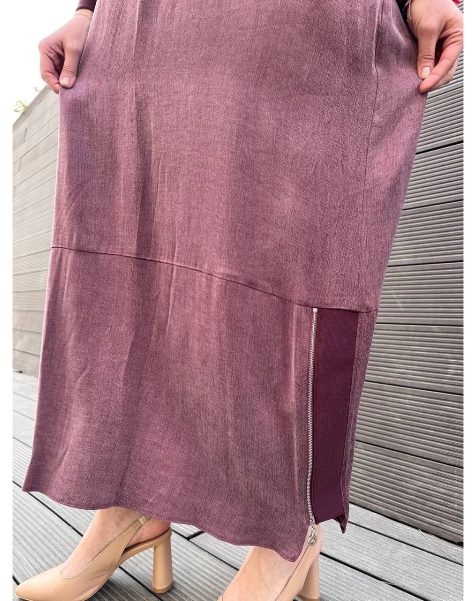 Almarwah Black 303809 Bordo Elbise