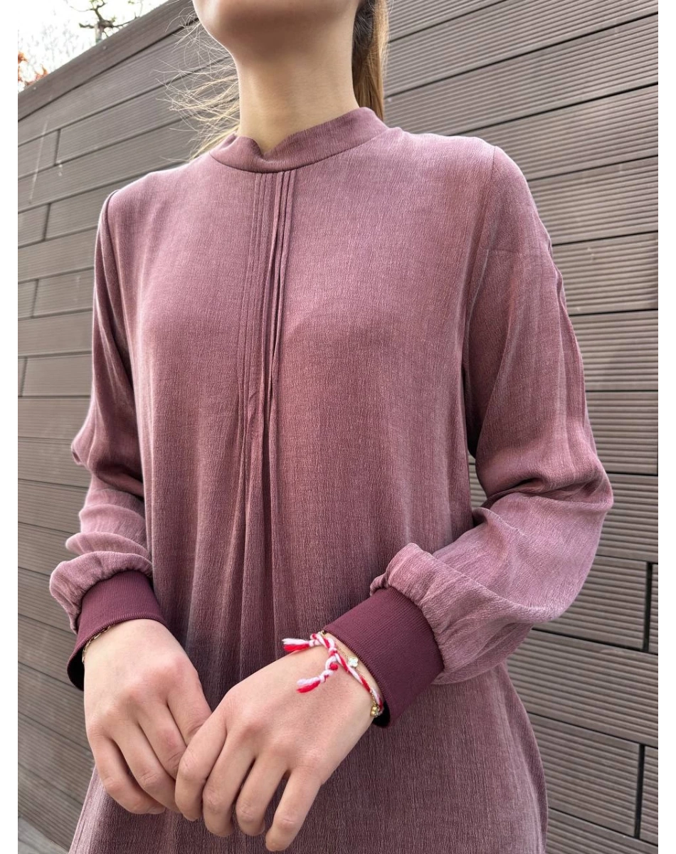 Almarwah Black 303809 Bordo Elbise