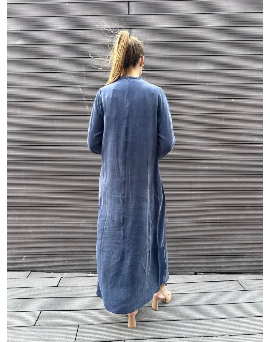 Almarwah Black 303809 Lacivert Elbise