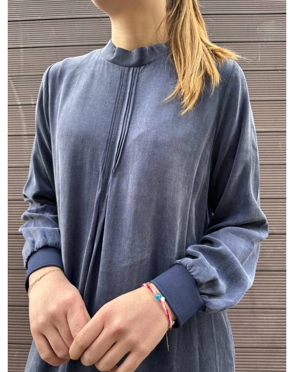 Almarwah Black 303809 Lacivert Elbise