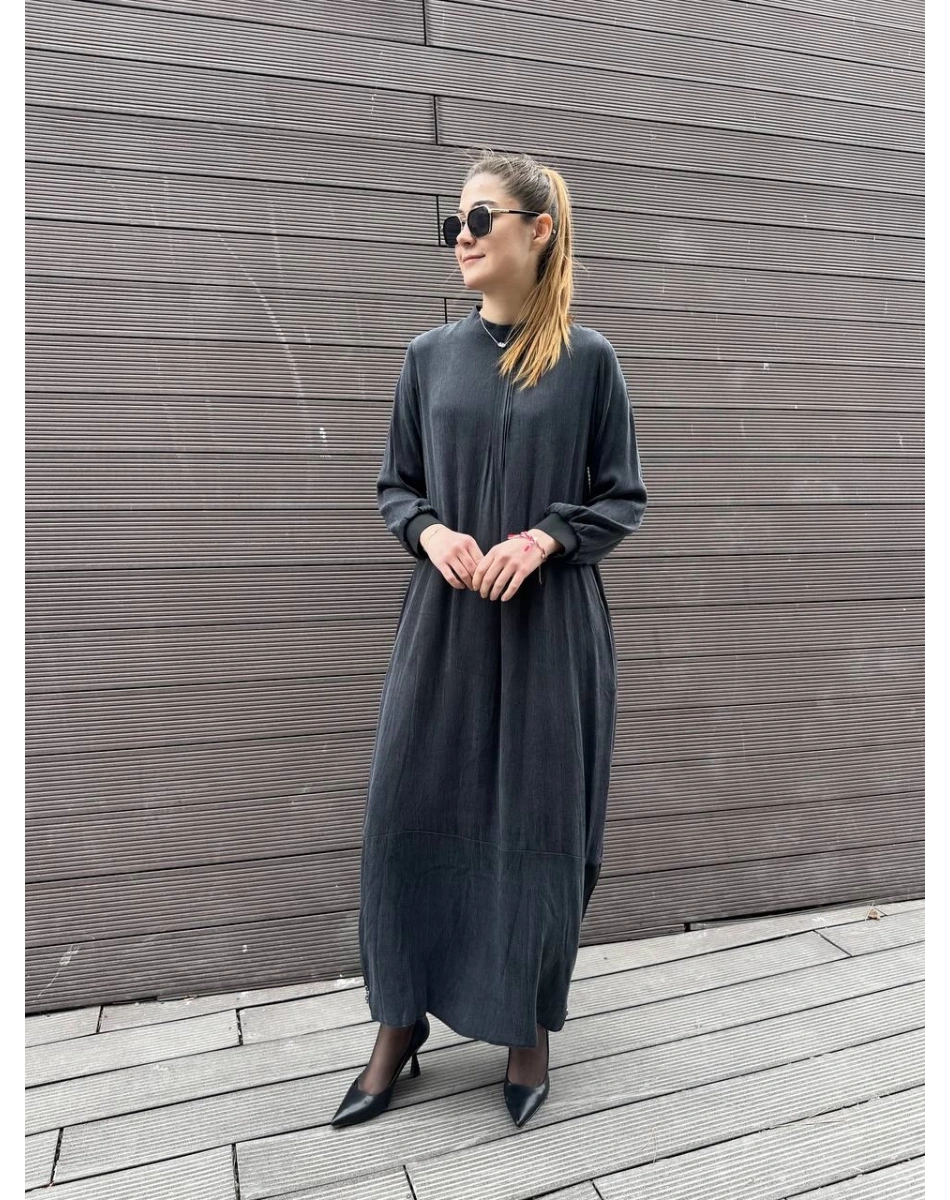 Almarwah Black 303809 Siyah Elbise