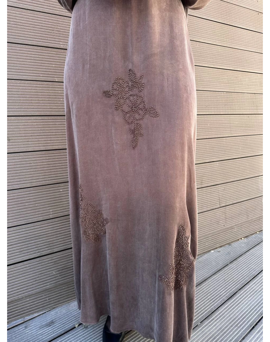 Almarwah Black 303829 Kahverengi Elbise