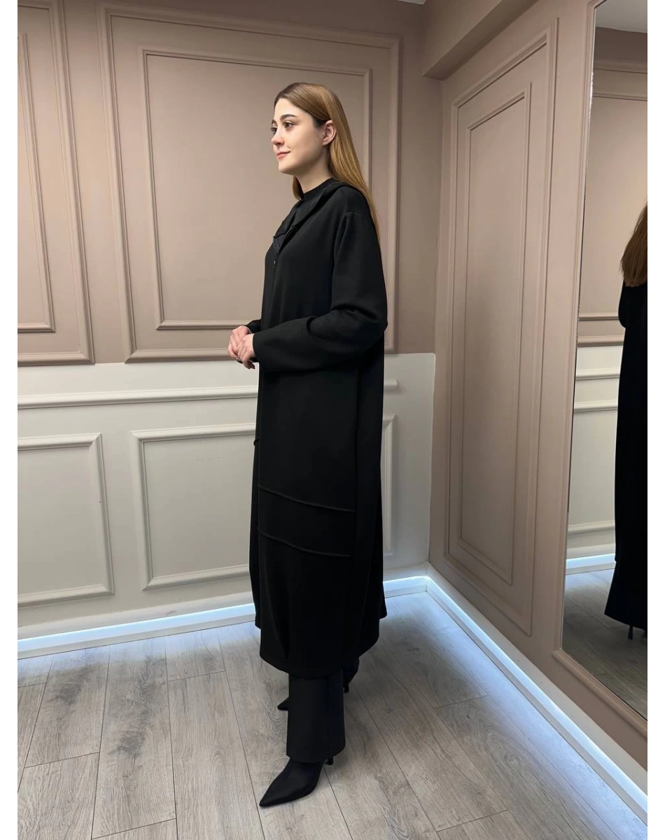 Almarwah Black 50932 Siyah Fermuarlı Kap