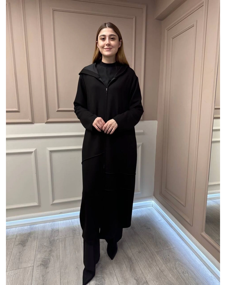 Almarwah Black 50932 Siyah Fermuarlı Kap