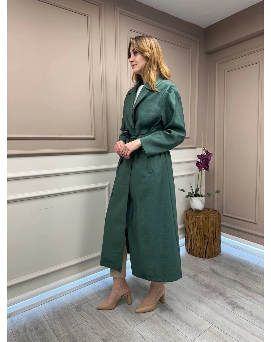 Ceremony 58112 Turmalin Yeşil Belden Kuşaklı Kap