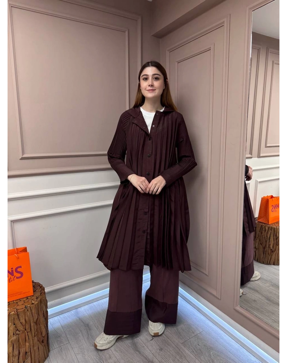 Ceremony 5881 Kızıl Kahve Akordiyon Kap