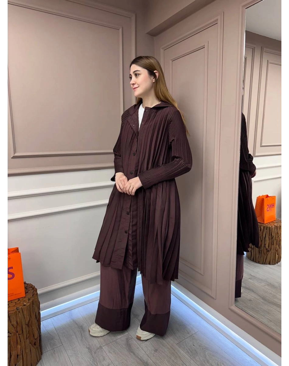 Ceremony 5881 Kızıl Kahve Akordiyon Kap