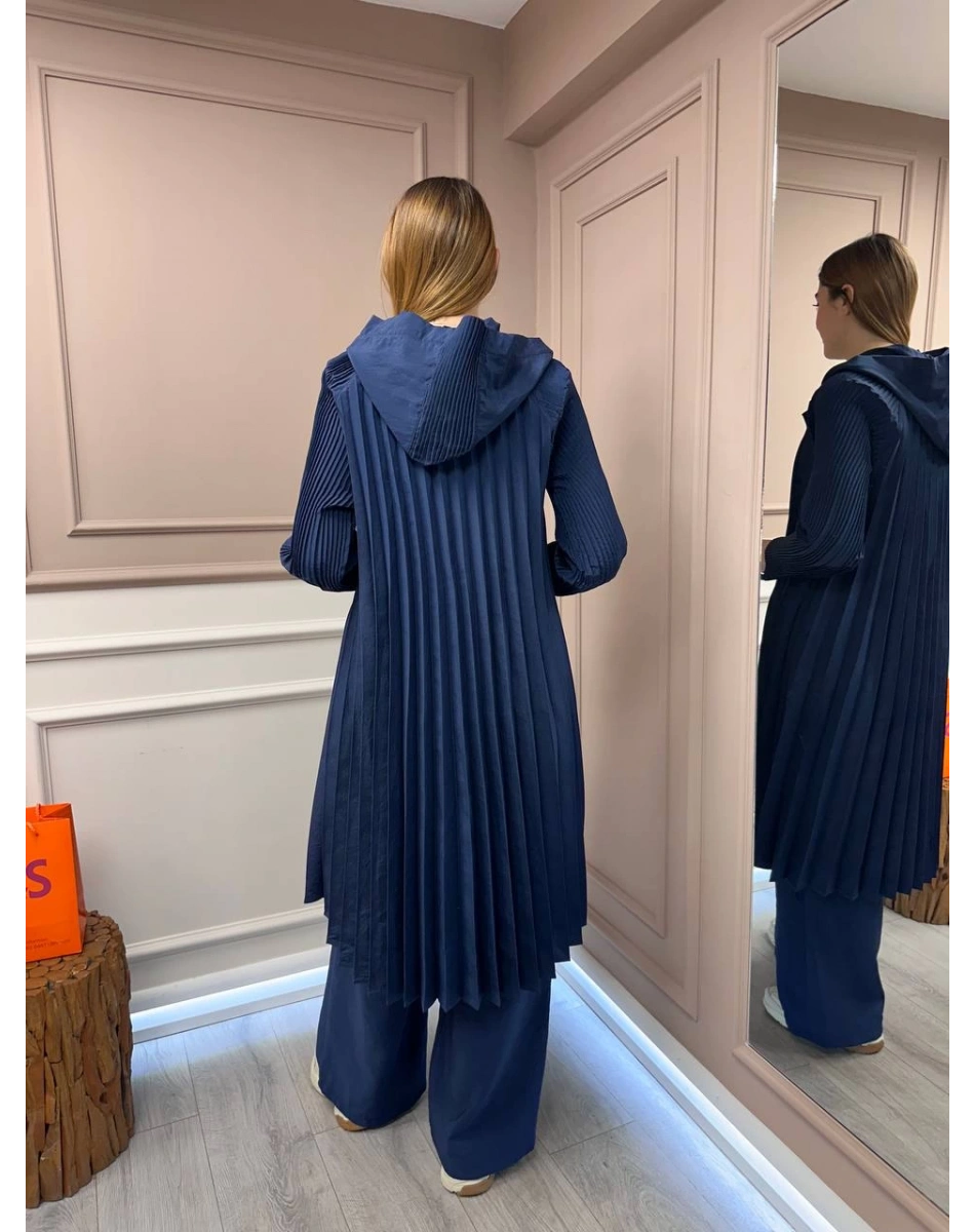 Ceremony 5881 Lacivert Akordiyon Kap