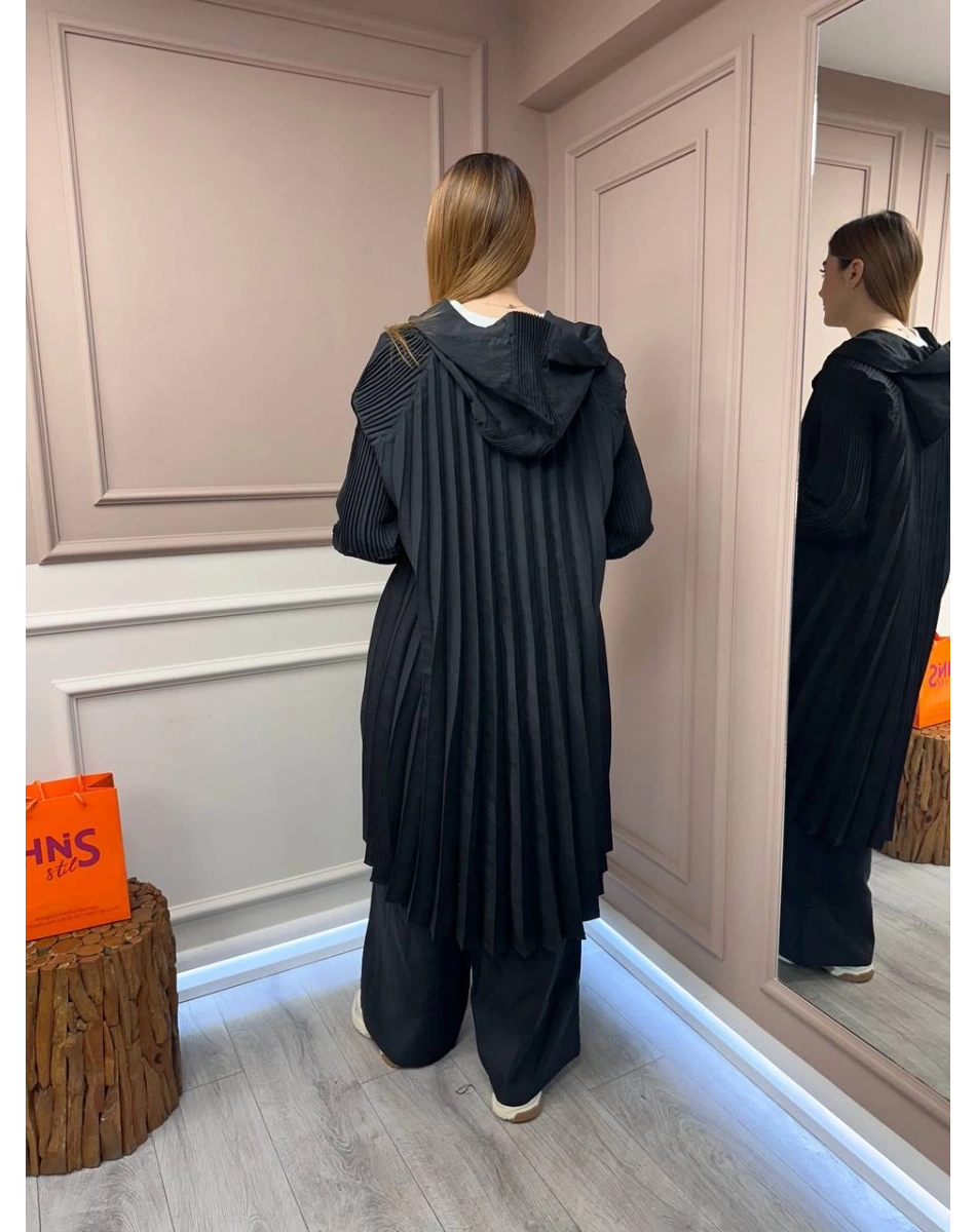 Ceremony 5881 Siyah Akordiyon Kap