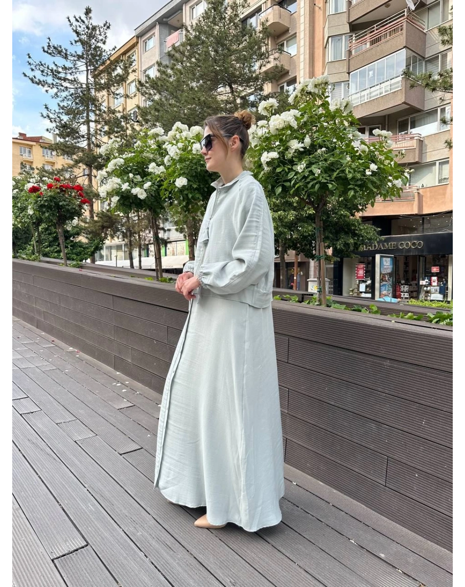 Ceremony 5990 Çağla Ceketli Elbise