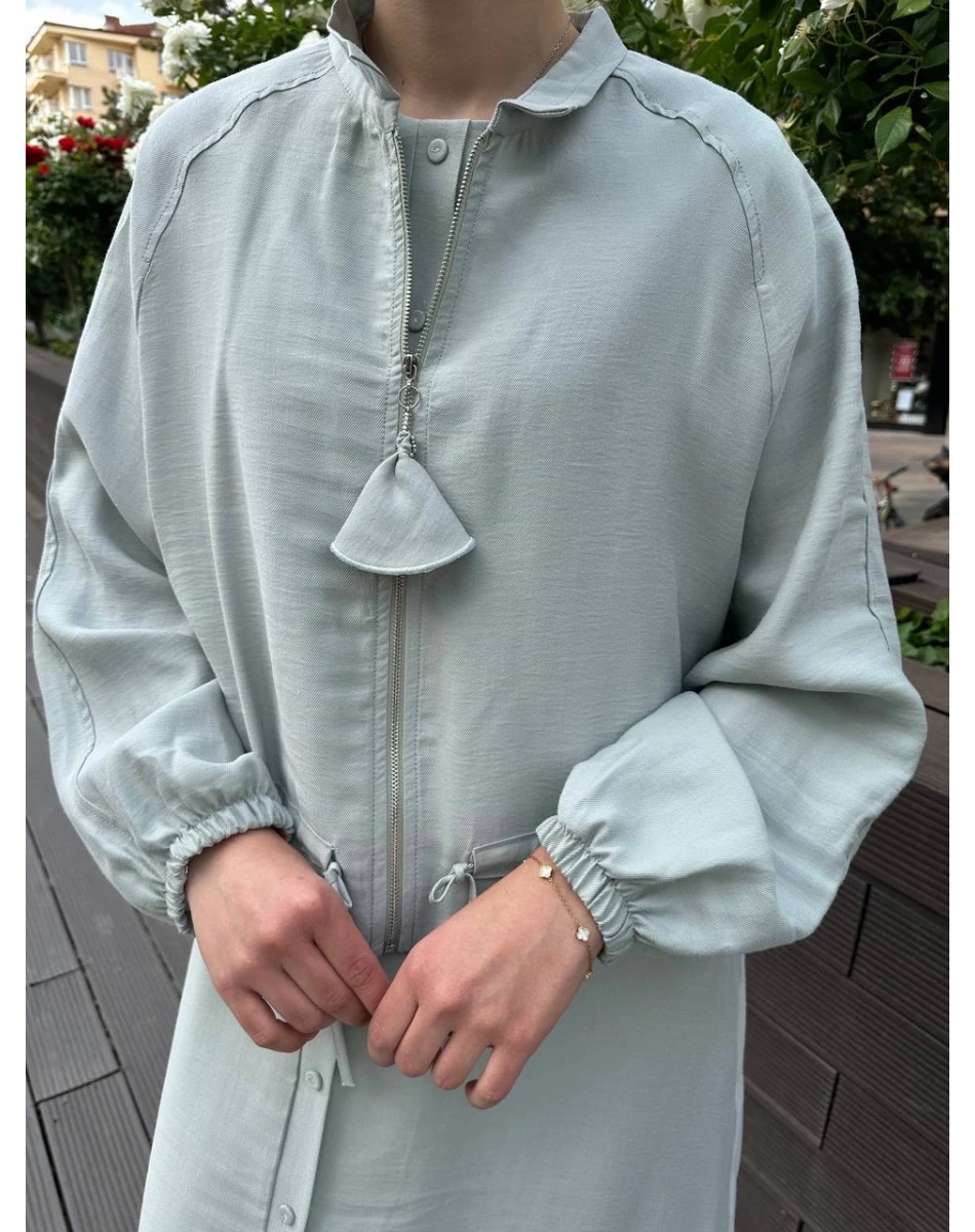 Ceremony 5990 Çağla Ceketli Elbise