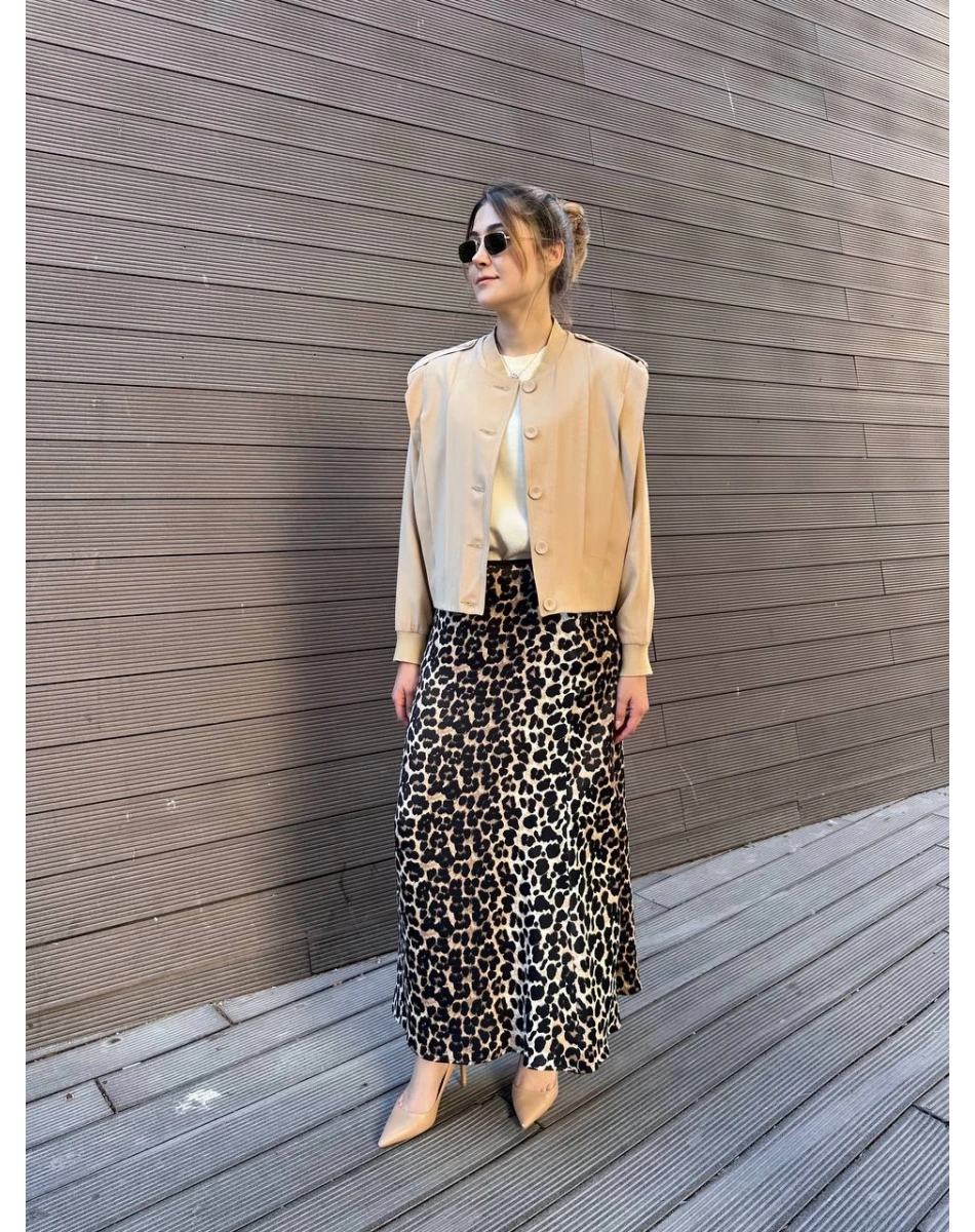 Ceremony 6817 Camel Apoletli Kısa Ceket