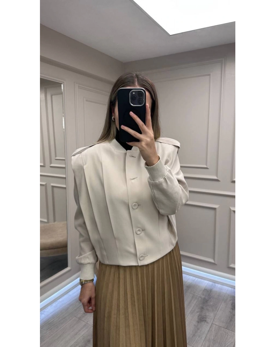 Ceremony 6817 Taş Apoletli Kısa Ceket