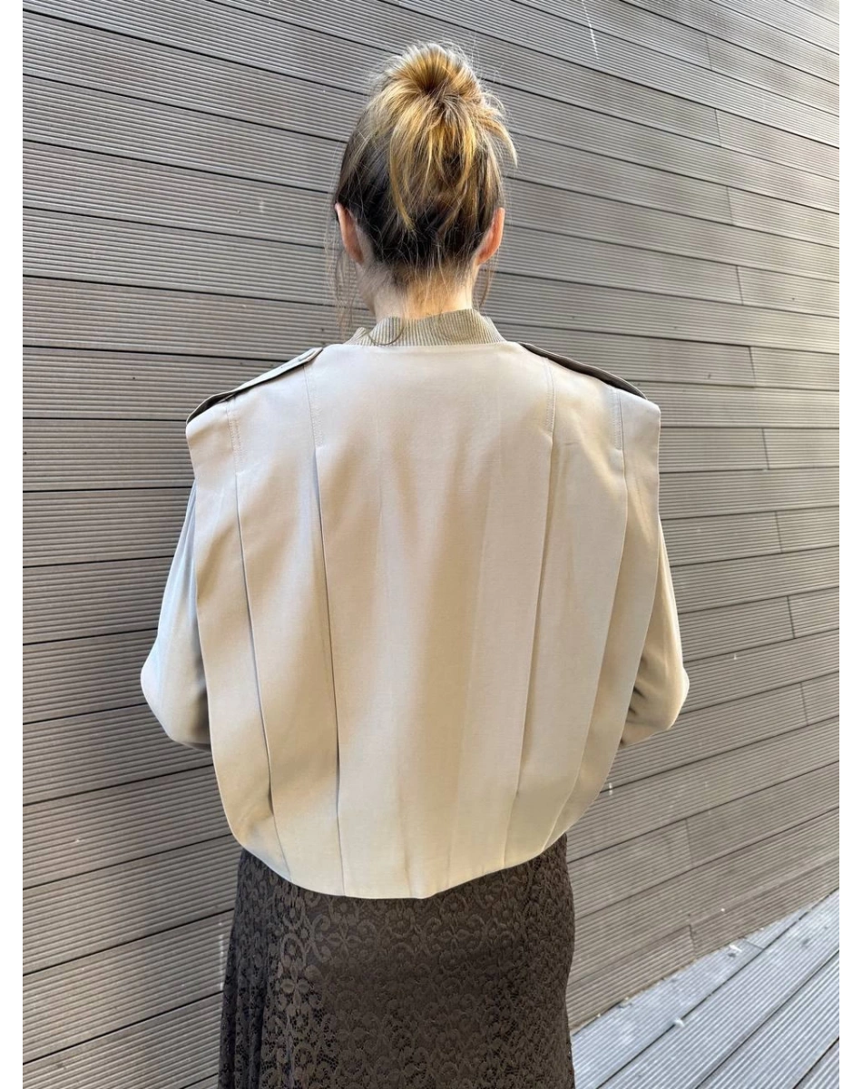 Ceremony 6817 Vizon Apoletli Kısa Ceket