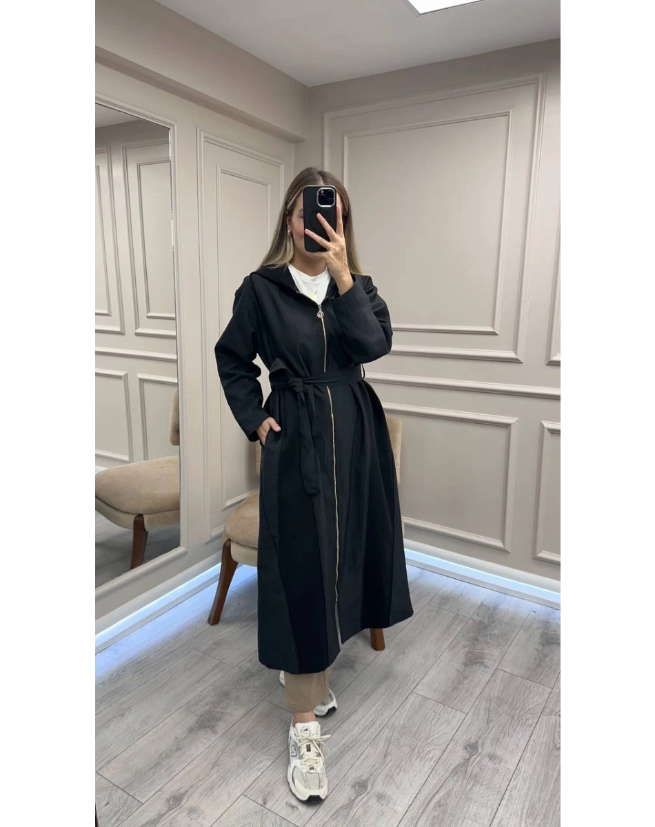 Ceremony 6897 Siyah Biye Detaylı Kap