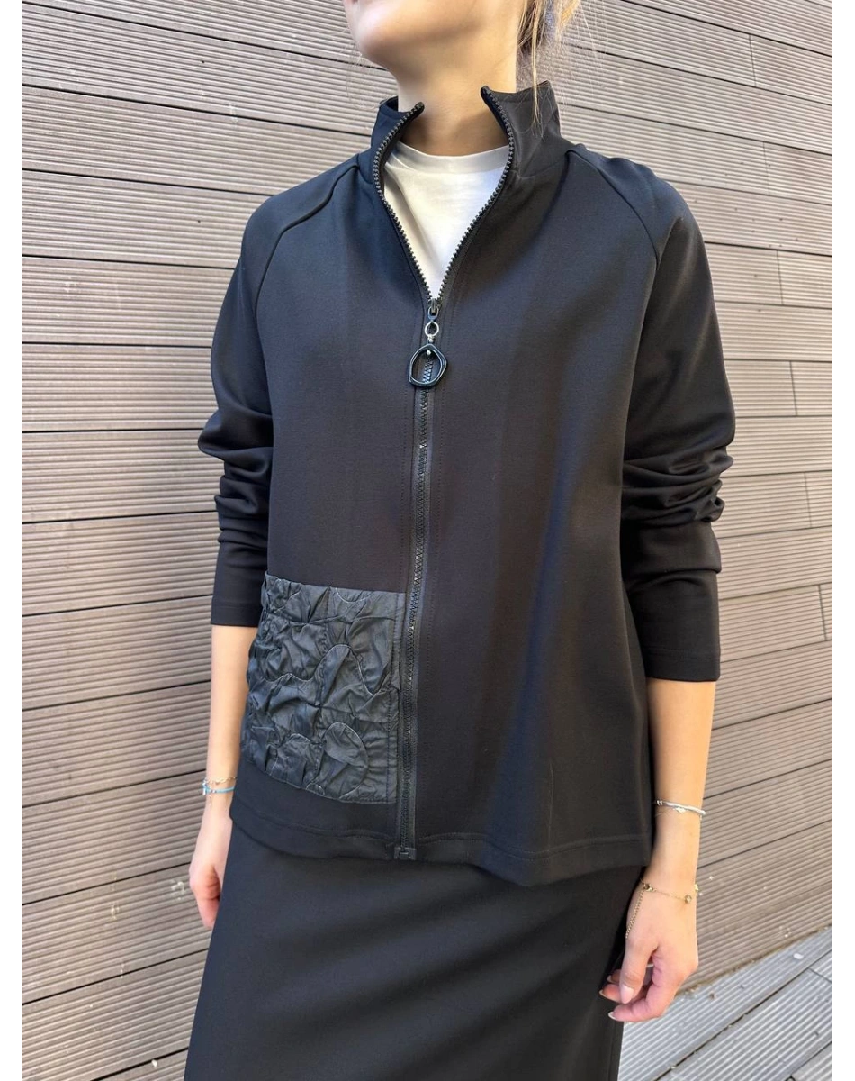 Ceremony 6925 Siyah Önü Fermuarlı Etekli Takım