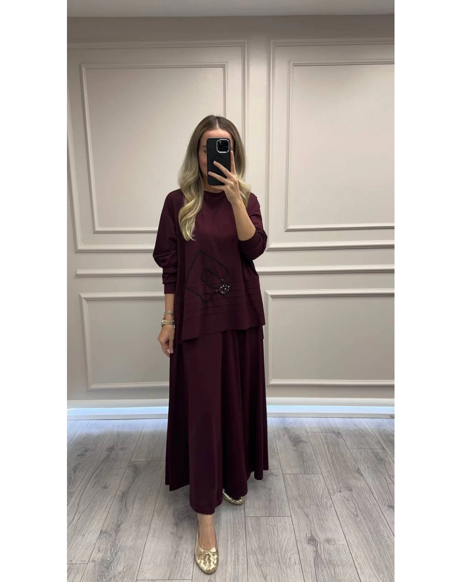 Ceremony 6953 Mürdüm Etekli Takım