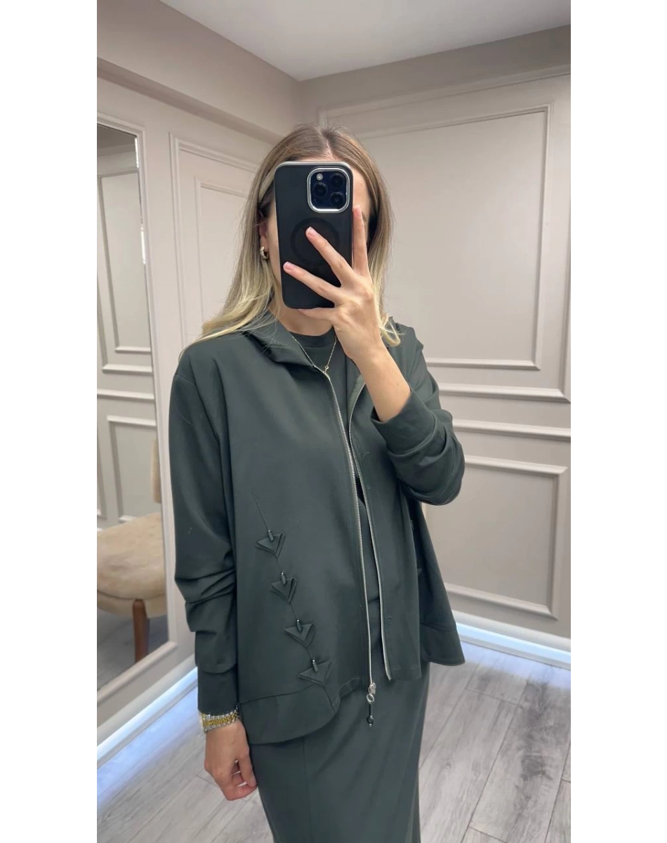 Ceremony 6954 Haki Üçlü Takım