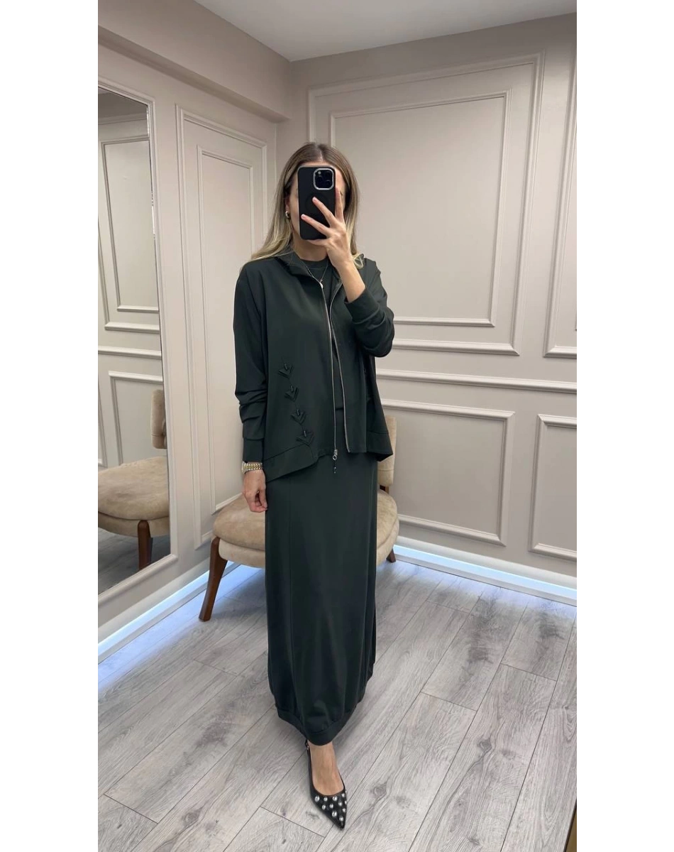 Ceremony 6954 Haki Üçlü Takım