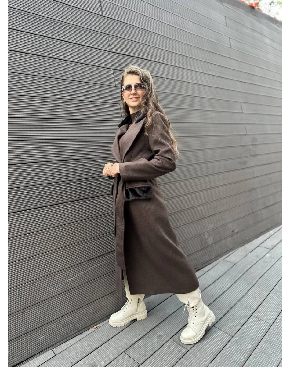 Cloche CL3233 Kahverengi Nora Kaban