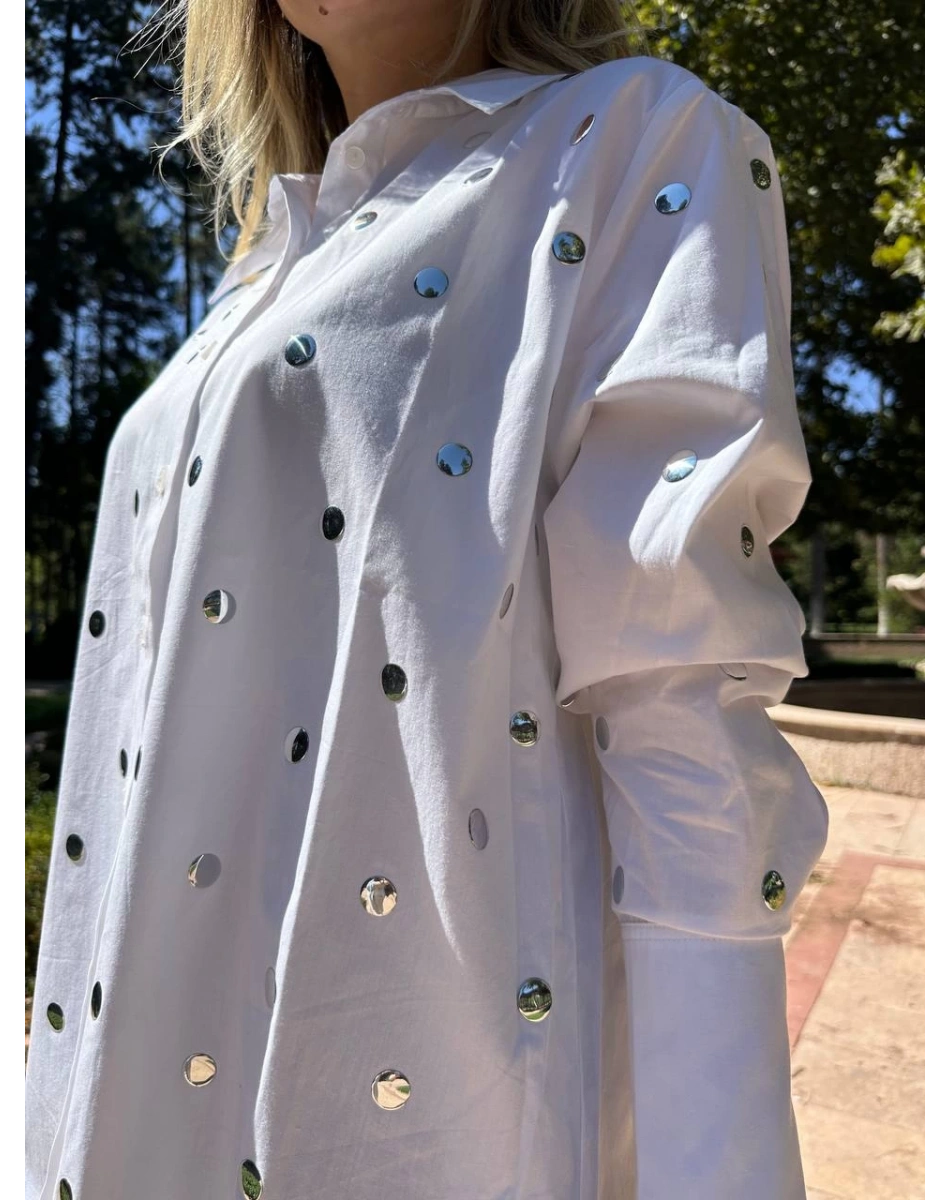 Exquise E25K05108003 Ekru Murphy Gömlek