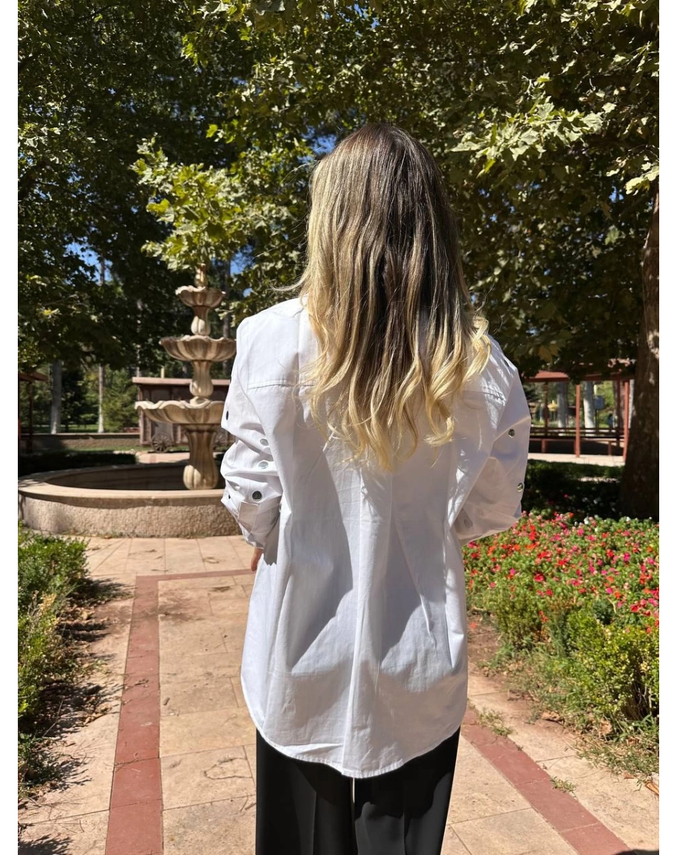 Exquise E25K05108003 Ekru Murphy Gömlek